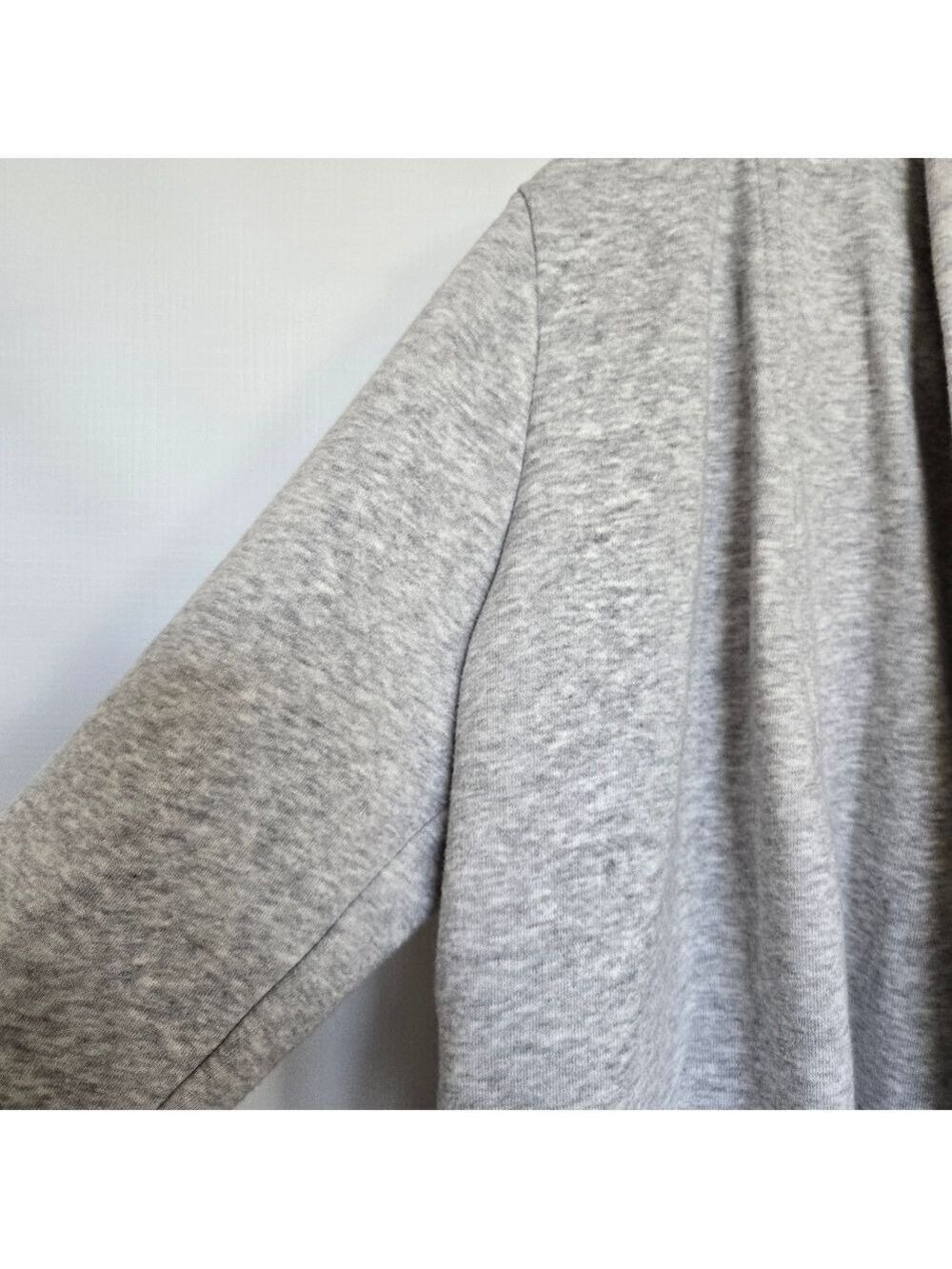 ATHLETA TRANQUILITY SWEATSHIRT CARDIGAN WOMENS OPEN FRONT GRAY (XS) - Picture 8 of 10